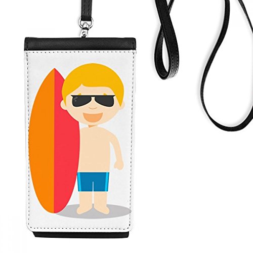 Porte-monnaie cadeau femme homme motif dessin animé australien et surf