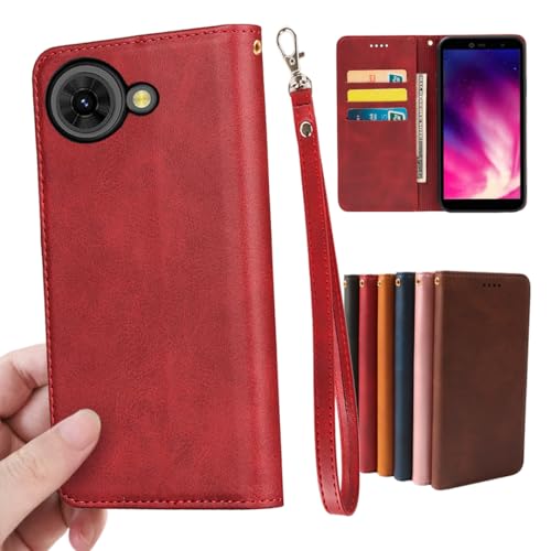 GOKIGIOD �K�p Nubia S2R / S2E �P�[�X �蒠�^ PU���U�[ �X�g���b�v ���� �J�[�h���[ �X�^���h�@�\ �ϏՌ� A506ZT Z6305R �X�}�z�P�[�X �蒠 A507ZT case �J�o�[ ���z�^ �����}�O�l�b�g �㎥ �X�g���b�v