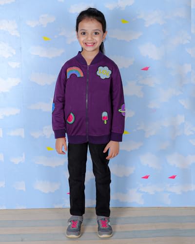 Image of The Mom Store Winter Jackets for Kids | Cute Sweatshirt and Cool Hoodies for Baby Boy and Baby Girls | with Zippers | Hoodie Cap