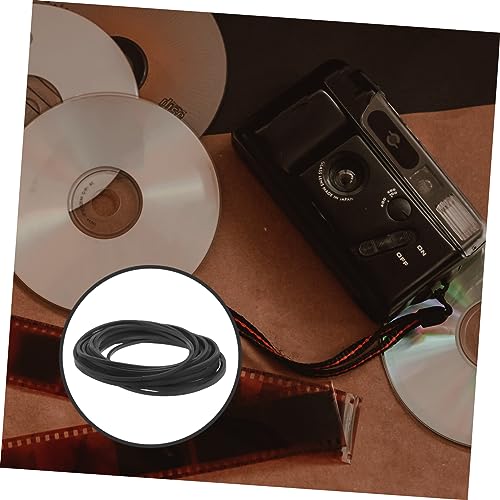 Mikinona 7U56MBJ25I01XWJQZ83 20Pcs Rubber Cassette Player Belts Cassette Deck Belt Square And Flat Tape Recorder Belts Cassette Recorder Drive Belts Cassette Player Drive Belts Black thumb #6