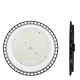 UCIAKFUAX LED Industrial Light 200W UFO Bay Lights Waterproof Super Bright 6000K Cold Light Warehouse(300W A)