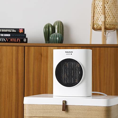Taurus Tropicano 7C. - Calefactor oscilante con tecnología cerámica PTC System. 1500W. Termostato. 2 intensidades. Silencioso. Antivuelco. Protector térmico. - imagen 2