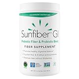 Tomorrow's Nutrition Sunfiber GI, Prebiotic Fiber & Probiotics, 5g Prebiotic Fiber & 8 Billion Probiotics Per Serving, Low FODMAP, 30-Day Supply, 30 Day