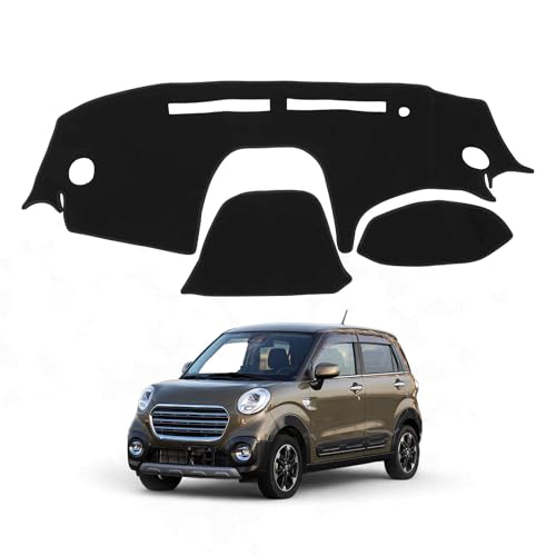 FUELHOOD ダイハツに対応 キャスト LA250S/LA260S用 ダッシュボードマット ダッシュボードカバー 車種専用設計 保護マット 日焼け対策 遮熱 映り込み軽減 傷防止 滑り止め 視界がクリア インテリアアクセサリー 内装パーツ カー用品 ポ
