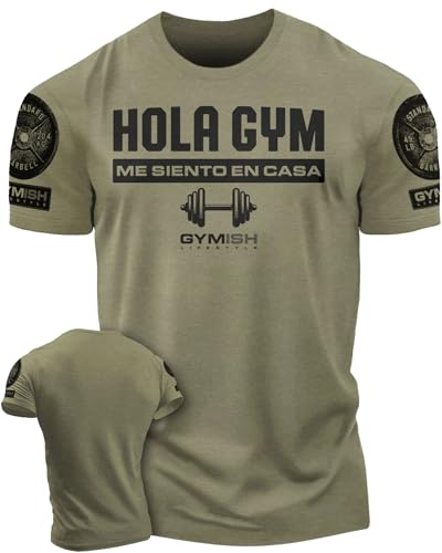 Gymish Spanish Adicto a entrenar Motivational Gift T-Shirt Workout Men's Shirt