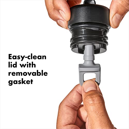 Couvercle à paille OXO noir la solution efficace pour boire sans verser - 6