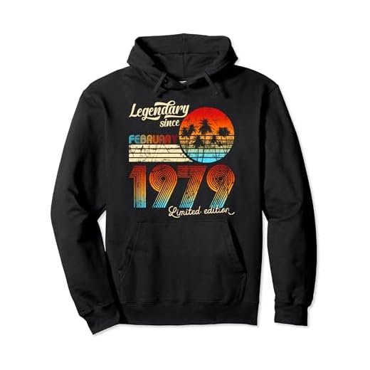Legendario De Cumpleaños Desde Febrero De 1979 Regalo Sudadera con Capucha