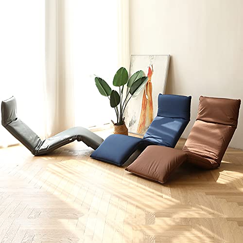 Floguor Folding Floor Gaming Chair 6-Position Adjustable Lounger Chair With Back Support Chaise Lounger Indoor For Adults Living Room Recliner For Gaming, Reading, Meditating 6087Gr #TOP5