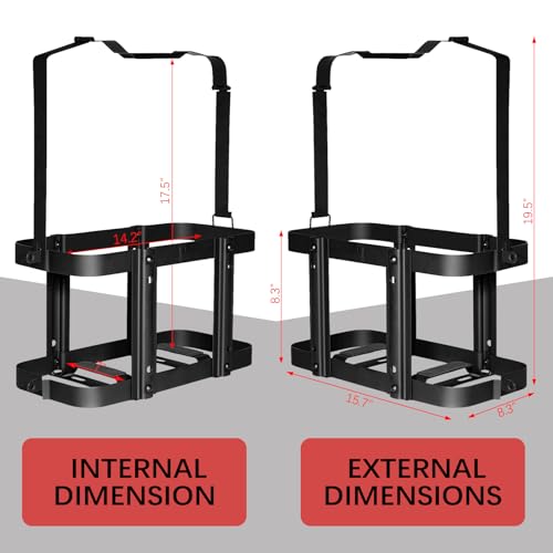 Mxdzlwly Jerry Can Mount Holder, Jerry Gas Can Holder Rack for 5 Gallon 20L, Detachable Carrier Mount by Mxdzlwly - Image 4