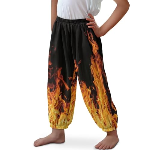 Renewold Kids Sweatpants Boys Sport Jogger Pants Girls Yoga Dance Trousers Loose Casual Lounge Pants Activewear