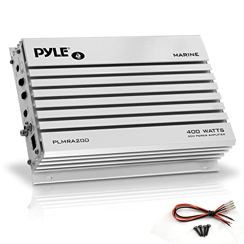 Image of Pyle Hydra Marine Amplifier and Subwoofer Bundle | Upgrade Your Boat Sound System
