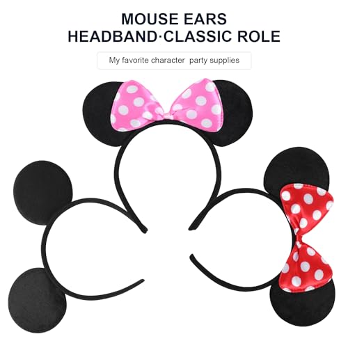 Newtgan GAN103 20 Pcs Mouse Ears Headbands thumb #3