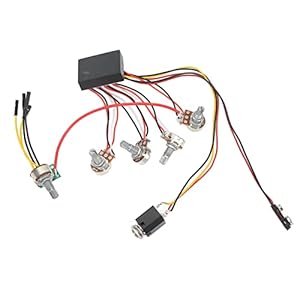 3 Manier Versterker Bedrading Kit Intelligente Bas Kabelboom Volume Balans Stabiele Prestaties voor Elektrische Muziekinstrumenten