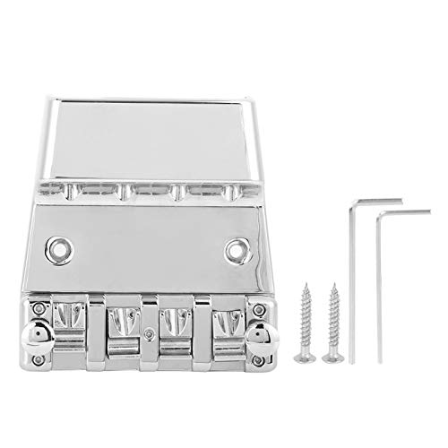 Guitar Bridge, Bass Bridge, Performance Profissional de Prata para Músico Presente Guitarrista Guita