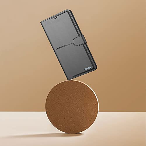 Image of Compatible with Apple iPhone 12 Flip Cover | Leather Finish | Inside Pockets & Inbuilt Stand | Shockproof Wallet Style Magnetic Closure Back Cover Case