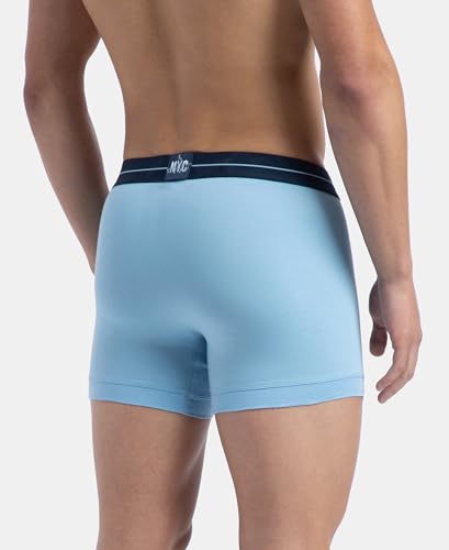 Image of Jockey NY16 Men's Super Combed Cotton Elastane Stretch Solid Trunk with Ultrasoft Waistband (Pack of 2)