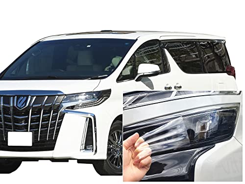 AUTOMAX izumi ヘッドライトプロテクションフィルム (アルファード 30系 後期) 車種専用 カット済み 左右セット ヘッドライト保護 30 ALPHARD AGH30W型 GH35W型 トヨタ用