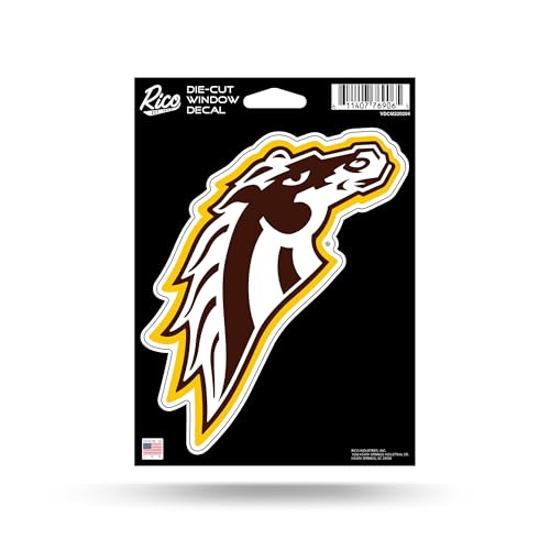 Rico Industries NCAA Western Michigan Broncos 5" x 7" Vinyl Die-Cut Decal - Car/Truck/Home Accessory