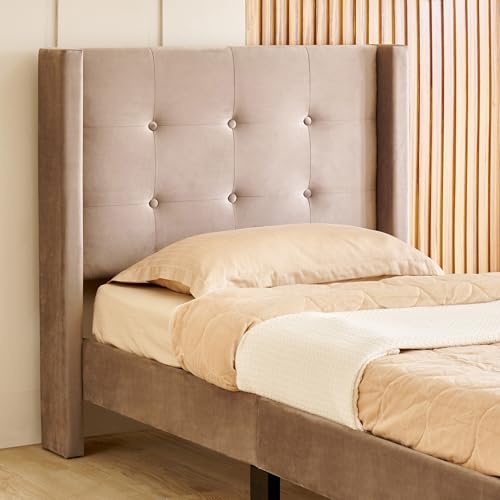 Image of Home Centre | Helios Bravo Betty Single Bed | Engineered Wood | Brown | 1 Year Warranty