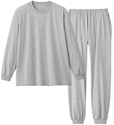 Gunze Men's Pajamas, Long Sleeve Pants, 30 CVC Cotton Sheeting