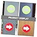 TOKIDNY 20pcs Bright Eyes Trail Markers Reflective Trail Markers for Hunting PVC Arrow Direction Signs for Outdoor Camping