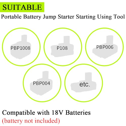 Jumper Cables Adapter Compatible with Ryo.bi 18V Batteries 8AWG 2FT by Gruviton - Used condition - Image 6