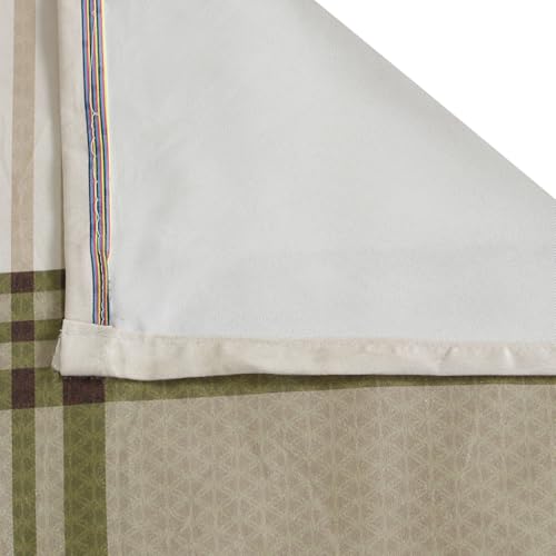 Image of Signature Digital Print Geometric Designs Super King Size Bedsheet - 108 x 108 inches | 100% Cotton-Feel Soft Fabric | Fade-Resistant Colors | 2 Matching Pillow Covers (Urban Regent)