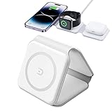 Ya en manzanajugosa.com: Cargador Inalámbrico 3 en 1 Plegable para iPhone 16/15/14/13/12, Apple Watch Series 10/9/8/7/6/SE y Pods, Estación de Carga Rápida 15W Magnética, Base Segura Portátil con Cable USB-C 1m