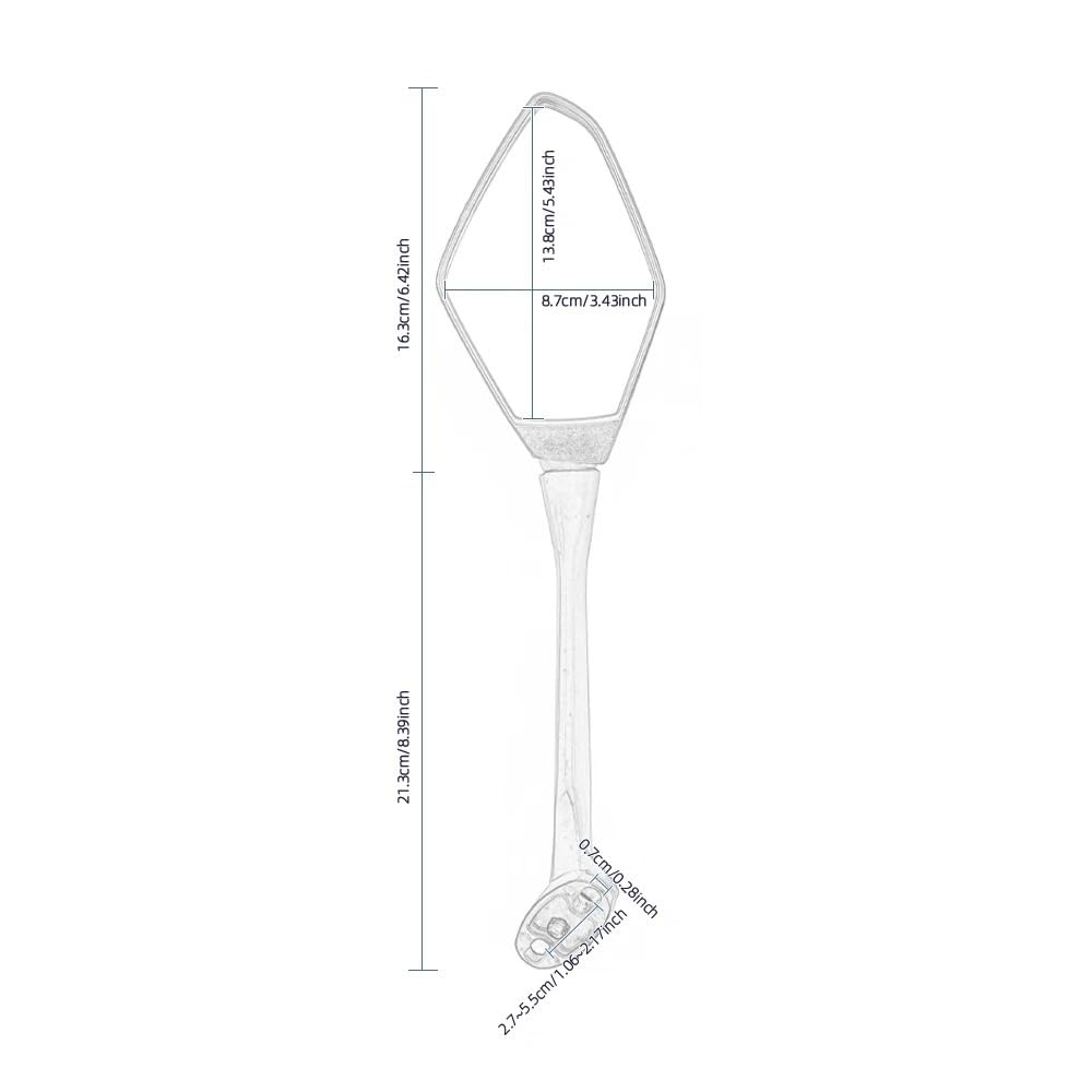 Retrovisor manillar scooter Espejos Retrovisores Para CBR 250 300 500 650 R Espejo Retrovisor Lateral Motocicleta Para CBR250R Para CBR300R Para CBR500R Para CBR650R CBR65F