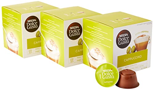Nestle - Cafe Capuccino Dolce Gusto, 3 x 16 Capsulas.
