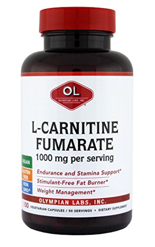 Olympian Labs L-Carnitine Fumerate | 500mg | 100 Capsules