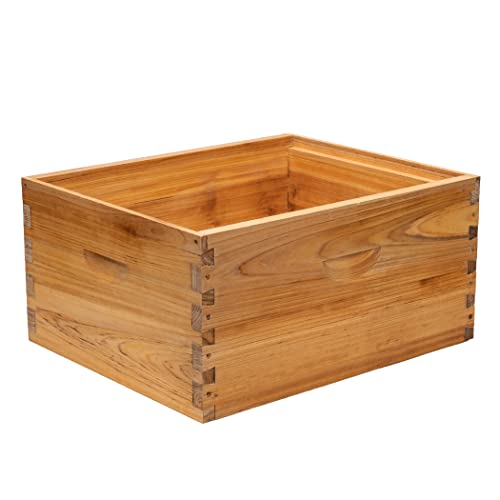 Beecastle HIVEBOX Heavy Wax Coated Unassembled Langstroth Deep/Brood Box With Frames And Beeswax Coated Foundation Sheet thumb #3