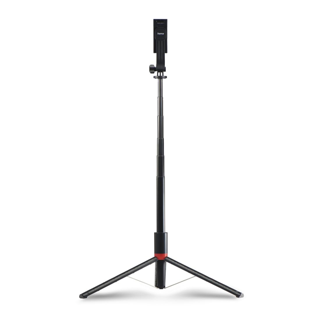 Hama selfkie stick (kij do zdjęć, kompaktowy, statyw, monopod, teleskopowy drążek, maks. 170 cm, Bluetooth) czarny