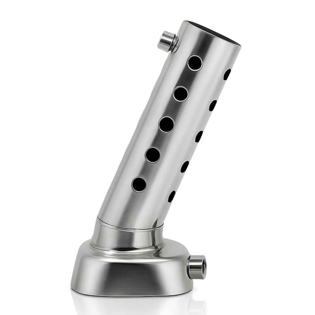 AUTOPOWERZ Motorcycle Stainless Steel Universal Exhaust DB Killer Reduces exhaust noise without affecting engine performance | 51mm Silencer Muffler for Enhanced Performance (Funnel Shape) (Pack of 1)-image-12