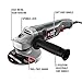 PORTER-CABLE Angle Grinder Tool, 4-1/2-Inch, 7.5-Amp (PC750AG)