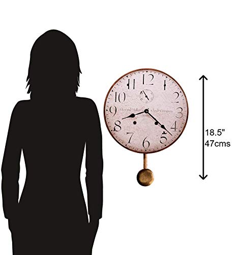 Howard Miller Original Ii Wall Clock 620-313 – Antique & Round With Quartz Movement #TOP4