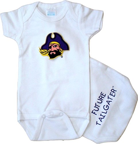Future Tailgater East Carolina ECU Pirates FT Baby Onesie (6-12 Months)