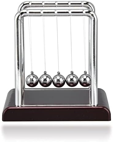 Miniatura 9 de KUIDAMOS Bolas de péndulo de equilibrio para hombres, accesorios de escritorio para hombres, bolas oscilantes con base, kit de decoración de