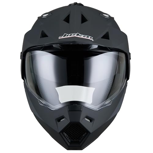 Dirt Bike Helmets Motocross ATV Dirtbike BMX Offroad Full Face Motorcycle Helmet, DOT Approved (L, Matte Black) by Jiekai - Used condition - Image 3