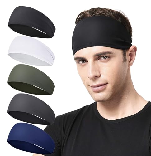 Catálogo para Comprar On-line Ropa de Ejercicio y fitness para Hombre los 10 mejores. 50 Timotech Set 5 Diademas Deportivas, Diadema para Correr, Bandas el Cabello para Hombre y Mujer, Diadema para Ejercicio para Ciclismo, Baloncesto, Yoga, Entrenamiento de Fitness,...