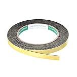 sourcing map Sealing Foam Tape 10mm Wide 1mm Thick 5m/16.4ft Long, Self Adhesive Weather Strip for Window Door Insulation