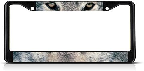 OFloral License Plate Frame - Aluminum Alloy, 12.4x6.4 Inch, Fits US Standard Plates - View #5