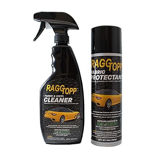 Raggtopp Convertible Top Care Kit - Fabric Cleaner and Protectant Twin Pack