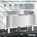 Commercial Floor Mop Sink，Stainless Steel Mop Service Basin，Floor Mount Mop Sink,Vertical industrial Sinks for balconies laundry rooms industries Restaurants (31.49”×16.1”×21.6” inch)