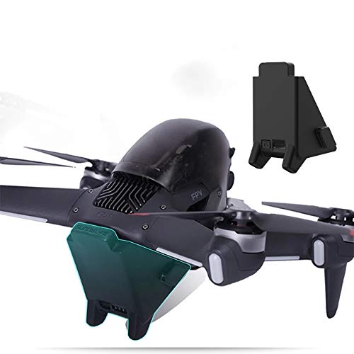 MAVCURIS 2-in-1 Silicone Battery Protector Cover Height Extender Landing Gear for DJI FPV Drone Combo Drone Accessories