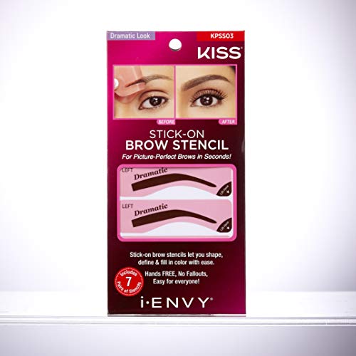 i Envy by Kiss Stick-On Brow Stencil Dramatic Look KPSS03 (1 PACK)