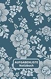 blogger tasche schwarz  AUFGABENLISTE Notizbuch: Merkzettel to do: einfaches Taschenbuch mit 100 Arbeitsblättern für Checkliste  5,5 \