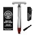 Double Edge Safety Razor - Butterfly Open Razor with 10 Japanese Stainless Steel Blades - Close, Clean Shaving Razor for Men (Silver w/Red Tip)