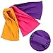 BESPORTBLE 3pcs Wide Elastic Knotted Sports Headbands for Women – Fashion Yoga Workout Hairbands in Yellow, Purple, and Rose Red – Running and Athletic Hair Accessories