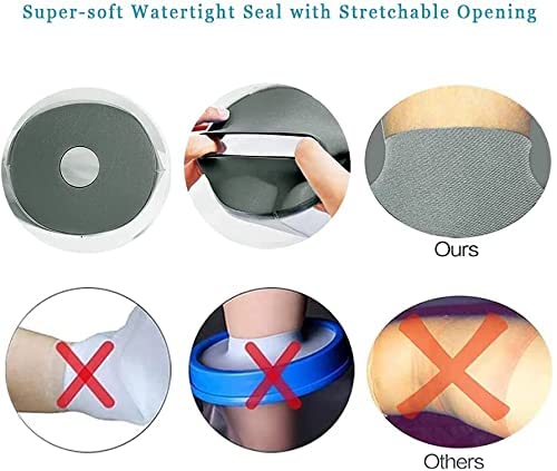 EVERCRYO Waterproof Adult Short Arm Cast Cover for Shower Bath, Reusable Cast and Bandage Protector - Image 5